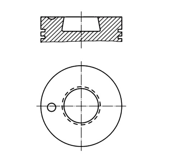 1.04442-4420301917  Piston Turbo Ø128.00MM Mercedes OM441/442