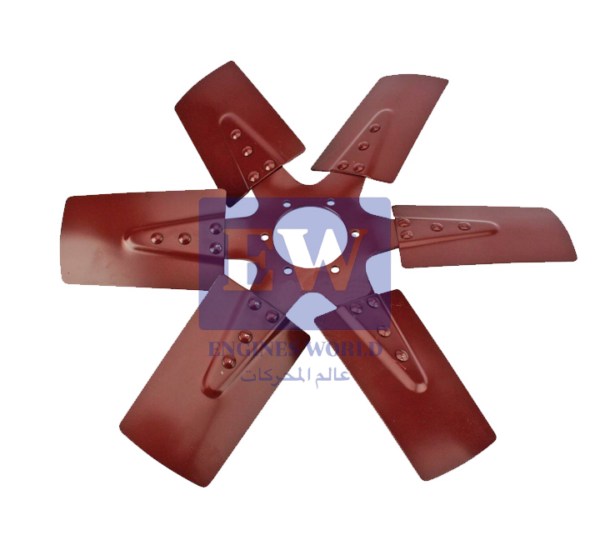 1.37124-3452007724 Fan OM355 Outer Ø600MM 6 Leaf Mercedes OM355