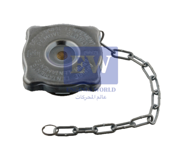 1.71831-0005014615 Radiator Cap With Chain (Square Type) Mercedes