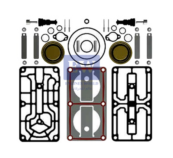 4.26986-1864986 Compressor Repair Kit for 4.26413 Scania DC9/DC13 P/G/R/T Series
