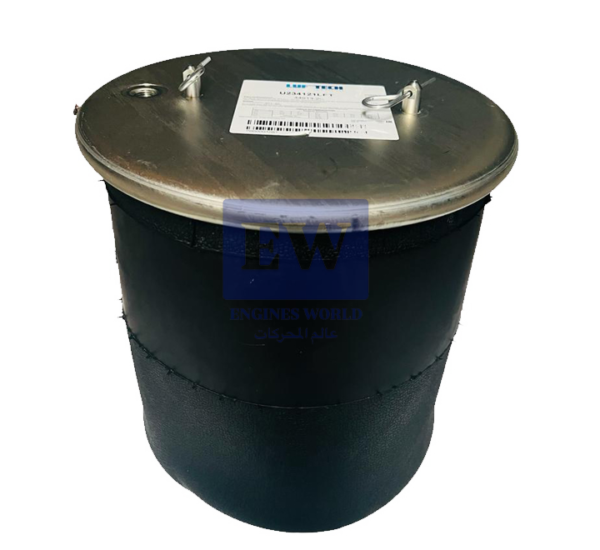 9.4913P-1379393 Air Spring without Piston 2 Bolt +1 hole Gap b/w bolt 144MM Plate top Ø286MM Height 613MM Scania 3 Series 4 Series P/G/R/T Series