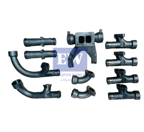 4.45001-371211 Exhaust Manifold Set (11 Pcs) Scania 143